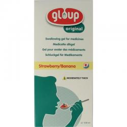 Original medicatie inname gel aardbei banaan