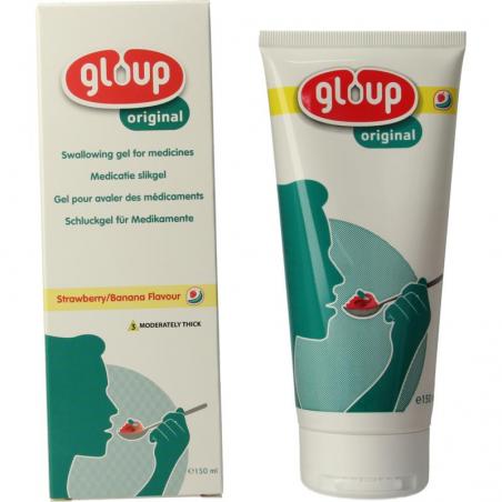 Original medicatie inname gel aardbei banaan