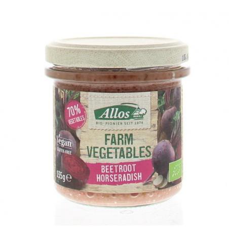 Farm vegetables rode biet & mierikswortel bio