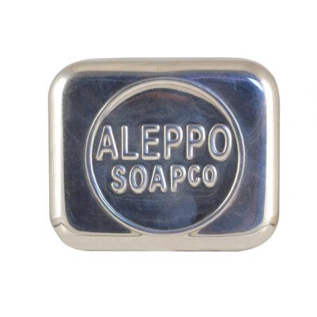 Zeepdoos aluminium leeg voor Aleppo zeep