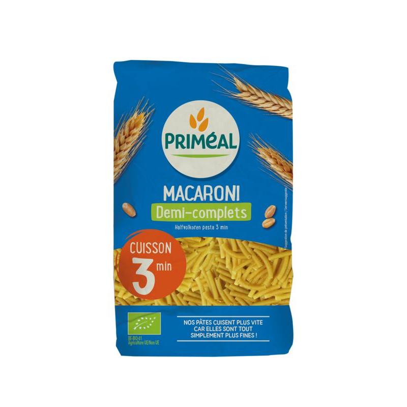 Macaroni halfvolkoren snelkook 3 minuten bio