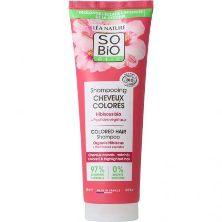 Shampoo colour & shine hibiscus