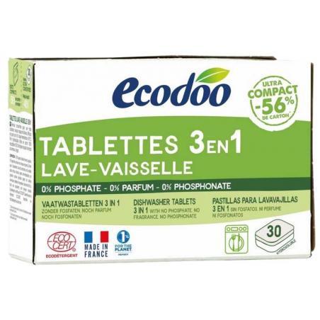 Vaatwastabletten 3-in-1 geconcentreerd eco