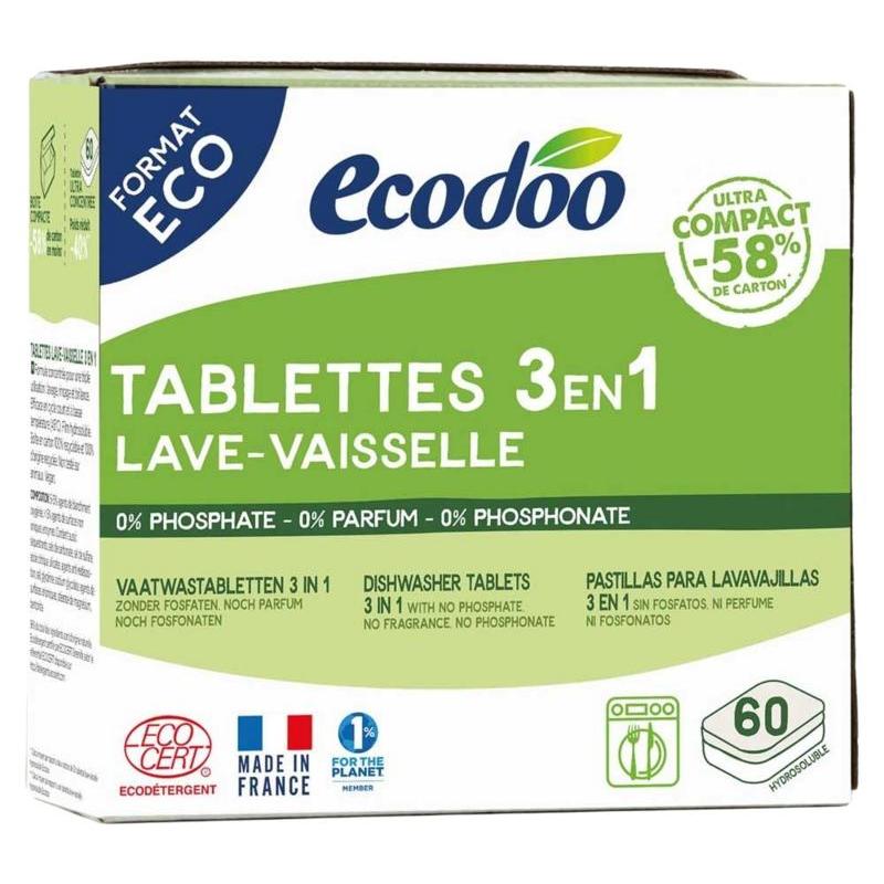 Vaatwas tabletten 3-in-1 geconcentreerd XL bio