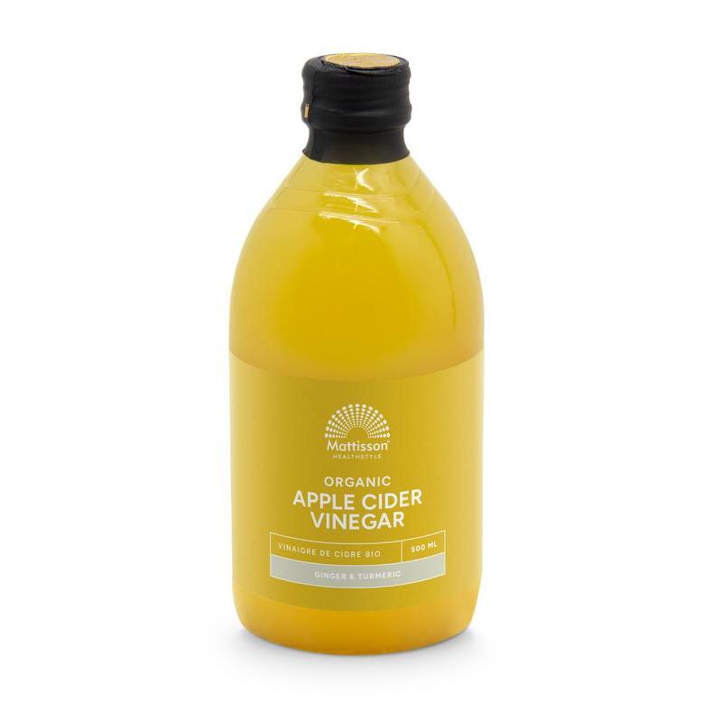 Apple cider vinegar ginger&turmeric appelazijn bio