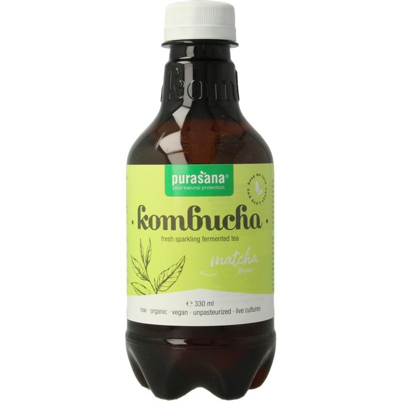 Kombucha matcha vegan bio
