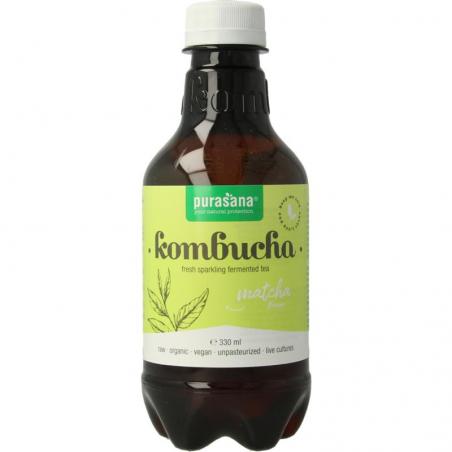 Kombucha matcha vegan bio