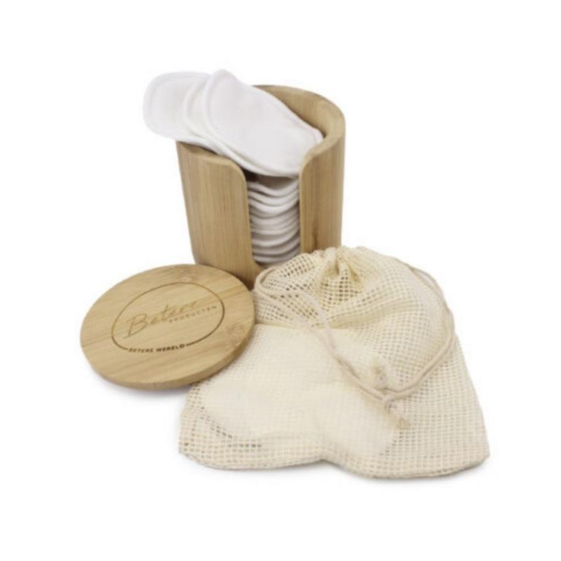 Opslagdoosje voor herbruikbare wattenschijfjes