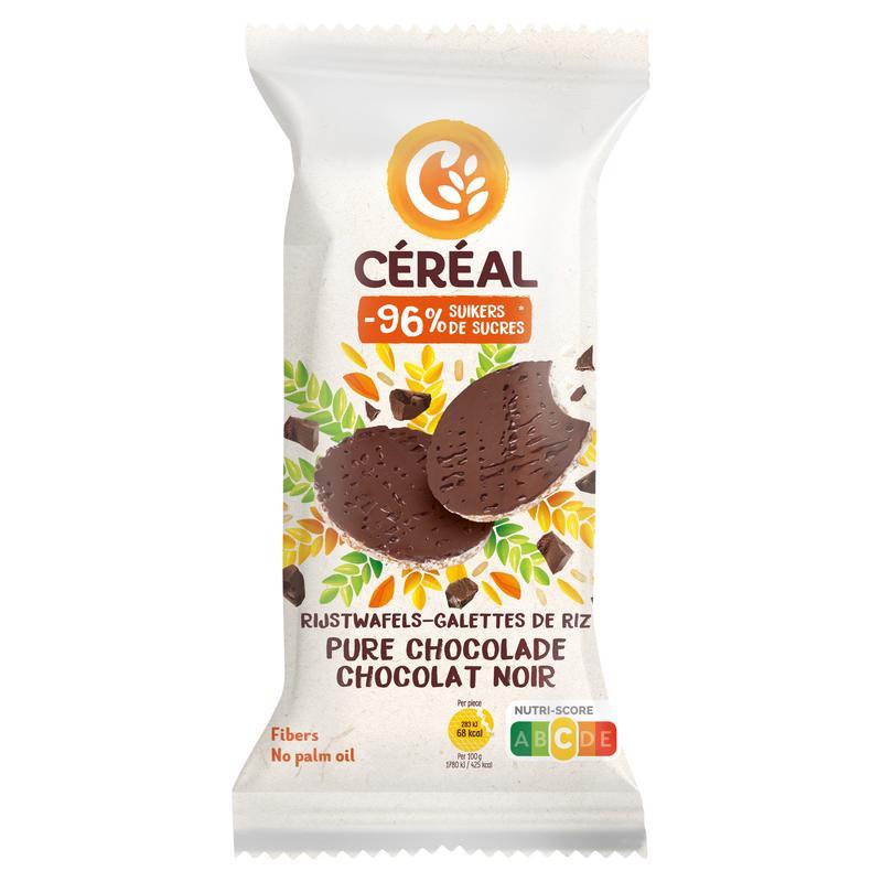 Rijstwafels pure chocolade