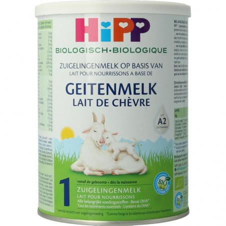 1 Biologische zuigelingenmelk op basis van geitenm