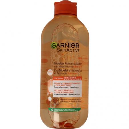 SkinActive micellair reinigingswater milde peeling