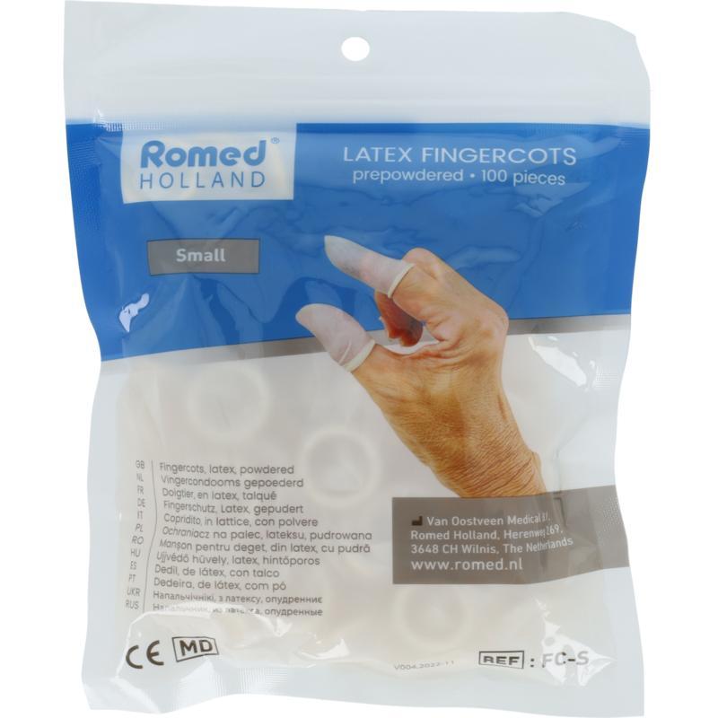 Vingercondooms latex S