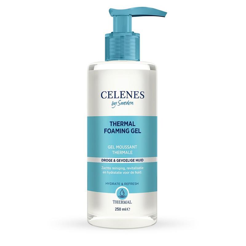 Thermal foaming gel dry skin