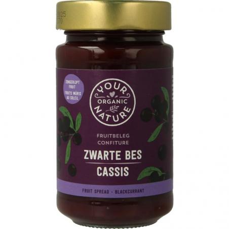 Fruit beleg zwarte bes bio