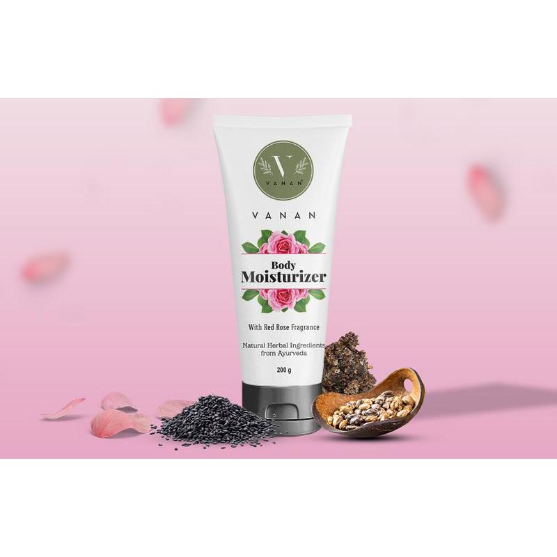 Body moisturizer red rose