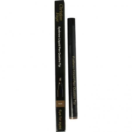 Eyebrow liquid pen quattro tip taupe