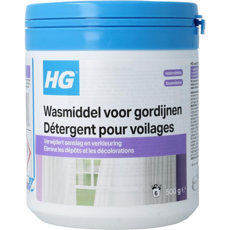 Wasmiddel voor vitrage