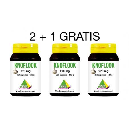 Knoflook 2 + 1 gratis
