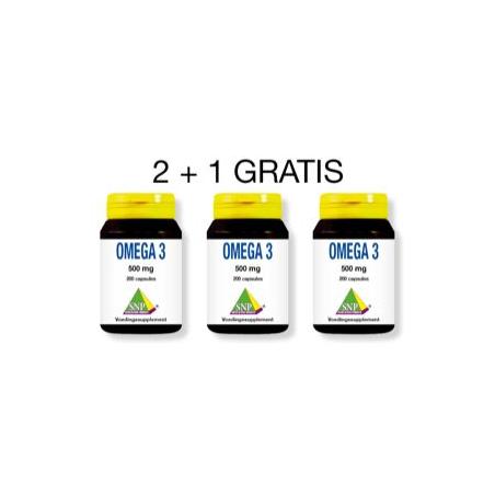 Omega 3 500mg aktie 2 + 1