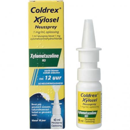 Neusspray xylometazoline 1mg/ml