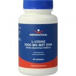 L-Lysine 1000mg met zink