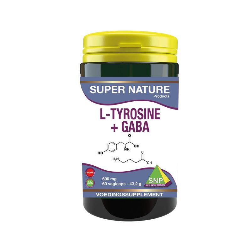 L-Tyrosine + GABA 600mg puur