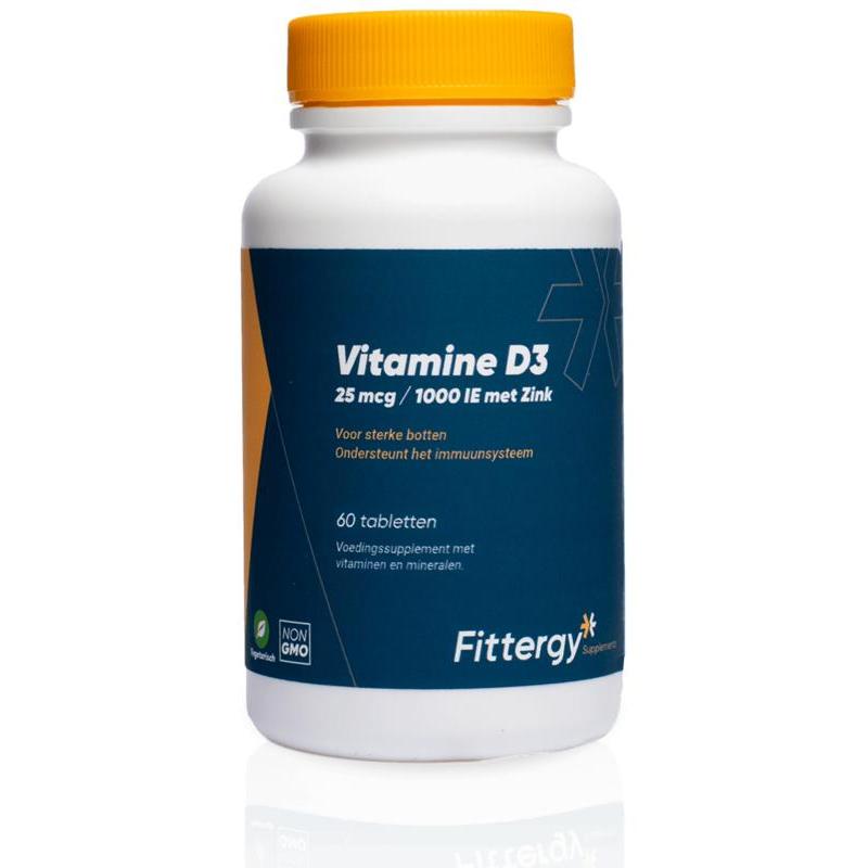 Vitamine D3 25mcg met zink