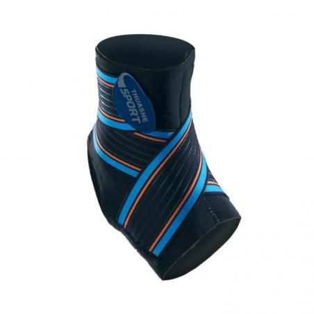 Enkelbrace + strapping zwart maat S