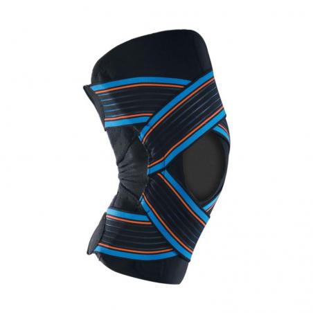 Kniebrace + strapping zwart maat M