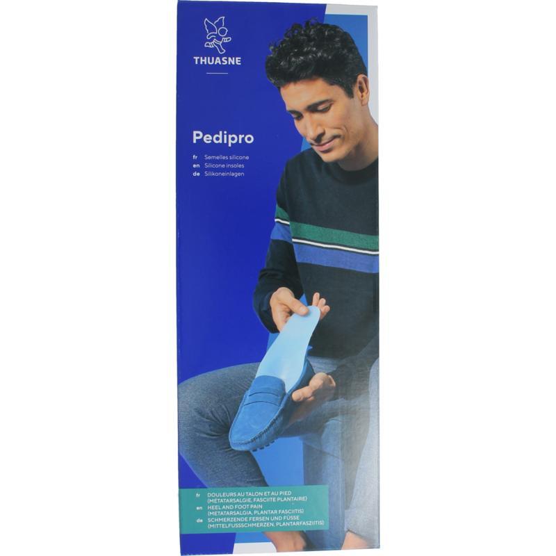 Pedi pro inlegzool transparant maat 1