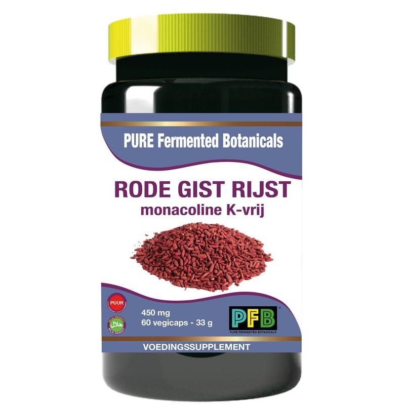 Rode gist rijst monacoline k-vrij puur