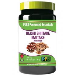 Reishi shiitake maitake fermented 300mg puur