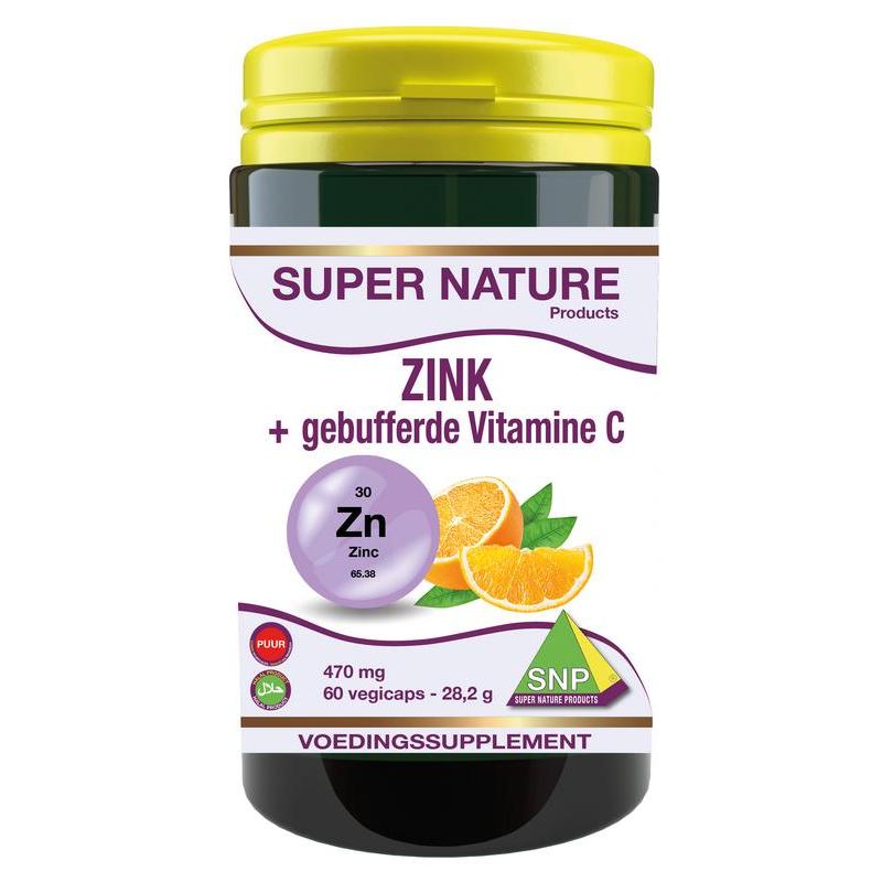 Zink 50mg + gebufferde vitamine C puur