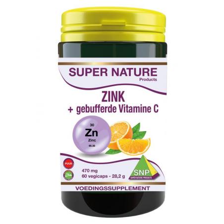 Zink 50mg + gebufferde vitamine C puur