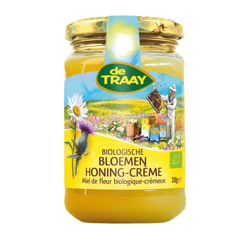 Bloemen honing creme bio