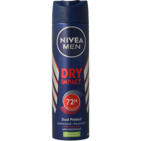 Men deodorant spray dry impact