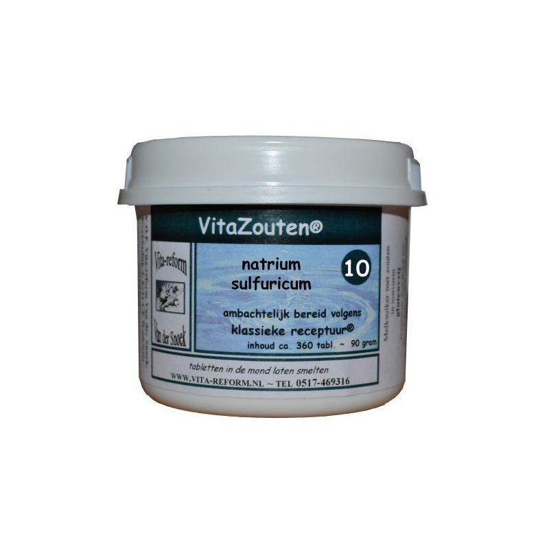 Natrium sulfuricum VitaZout nr. 10