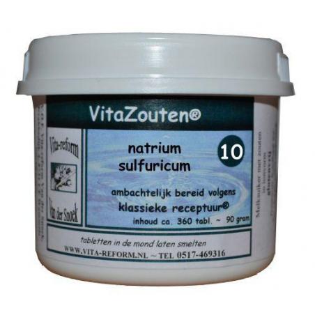 Natrium sulfuricum VitaZout nr. 10