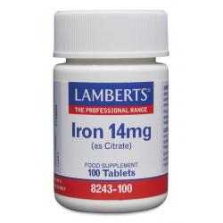 IJzer citraat 14mg