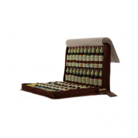 Bloesemremedies set 20ml leder met inhoud