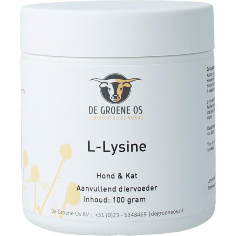 L-Lysine en vitamine B6 hond/kat