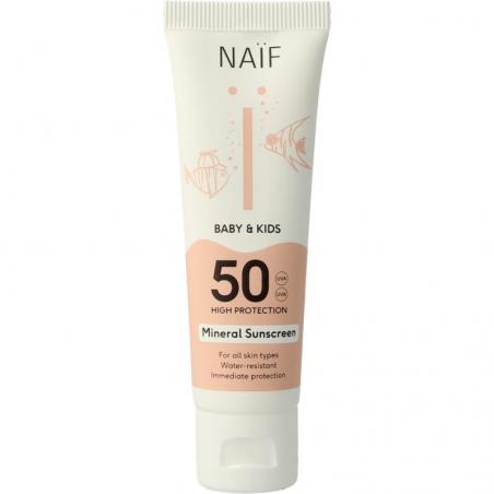 Zon baby & kids creme SPF50