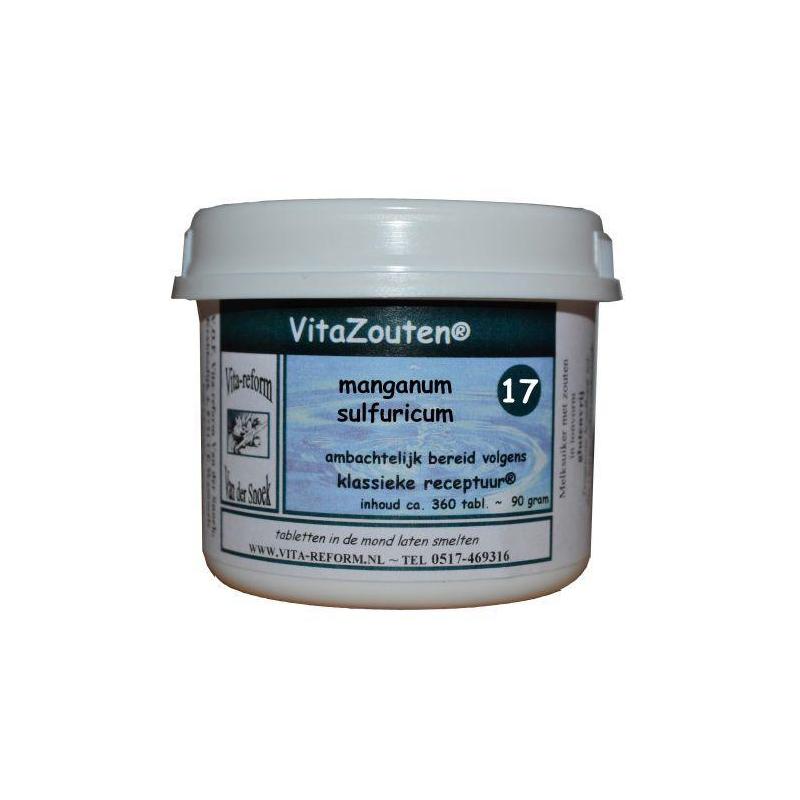 Manganum sulfuricum VitaZout nr. 17