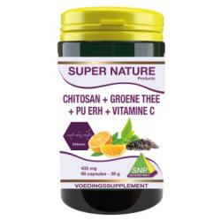 Chitosan groene thee pu erh thee vitamine C 435mg