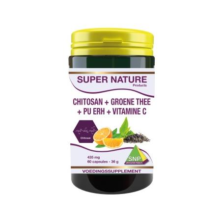 Chitosan groene thee pu erh thee vitamine C 435mg