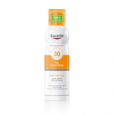Sun oil control mist transparant dry touch SPF30