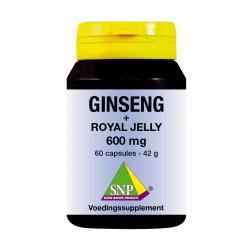 Ginseng + royal jelly 600 mg