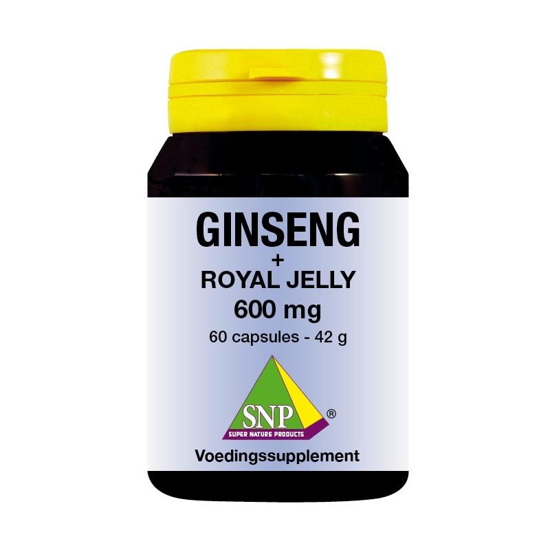 Ginseng + royal jelly 600 mg