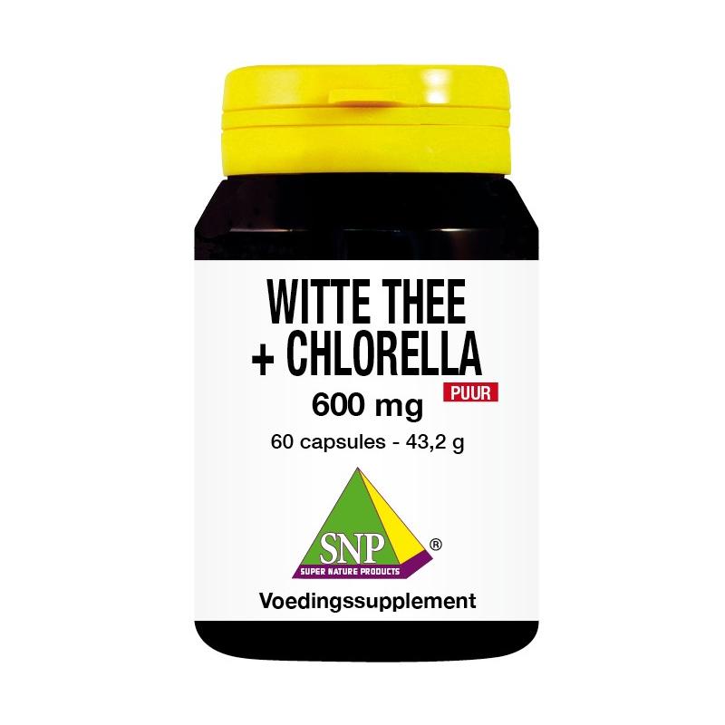 Witte thee + chlorella 600mg puur