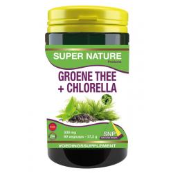 Groene thee chlorella 500mg puur
